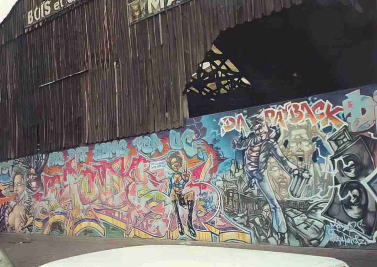 Street Art 2557 2538 GRAFFITI A4 Photo Print