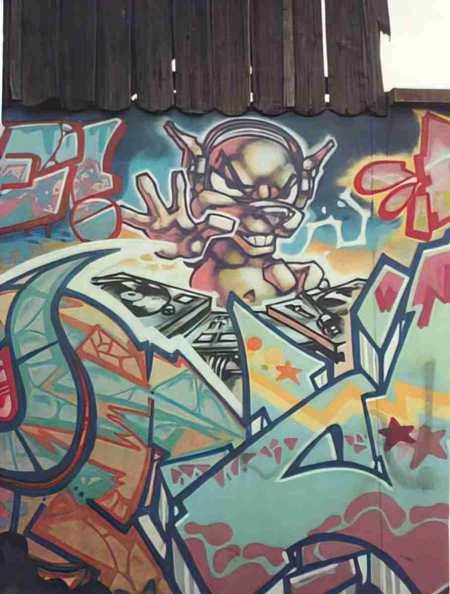 Street Art 2558 2539 GRAFFITI A4 Photo Print