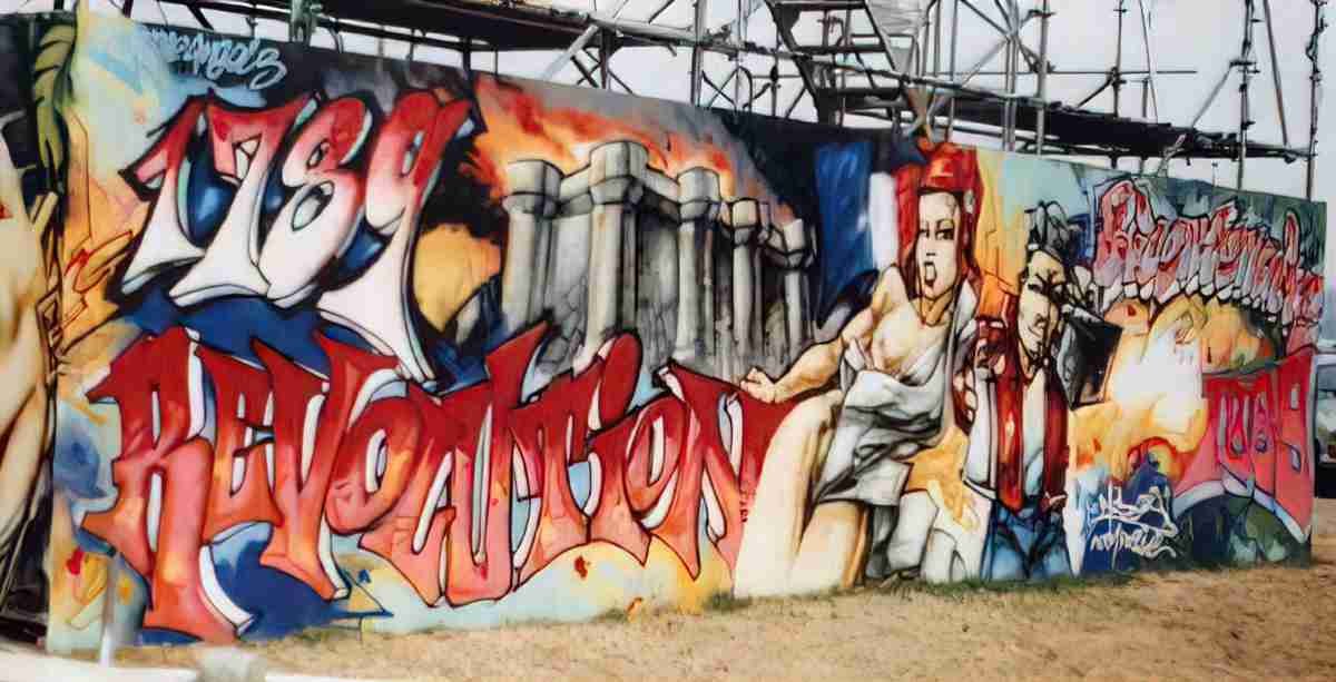 Street Art 2574 2555 GRAFFITI A4 Photo Print