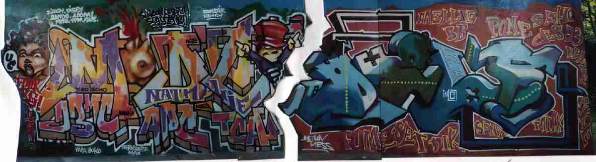 Street Art 2584 2565 GRAFFITI A4 Photo Print