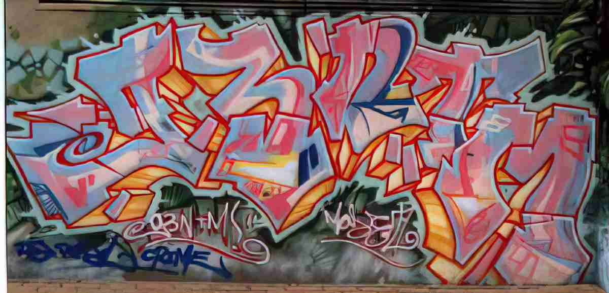 Street Art 2585 2566 GRAFFITI A4 Photo Print
