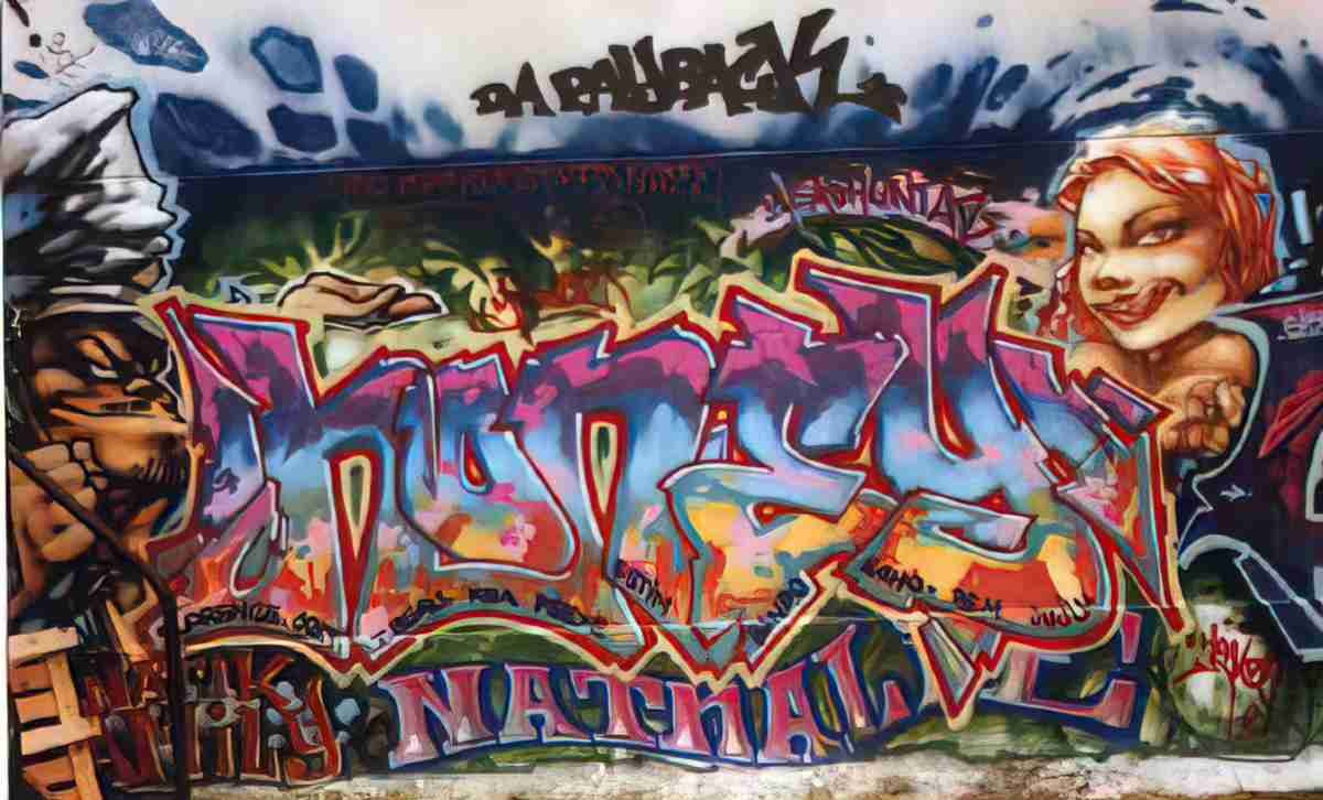 Street Art 2588 2569 GRAFFITI A4 Photo Print