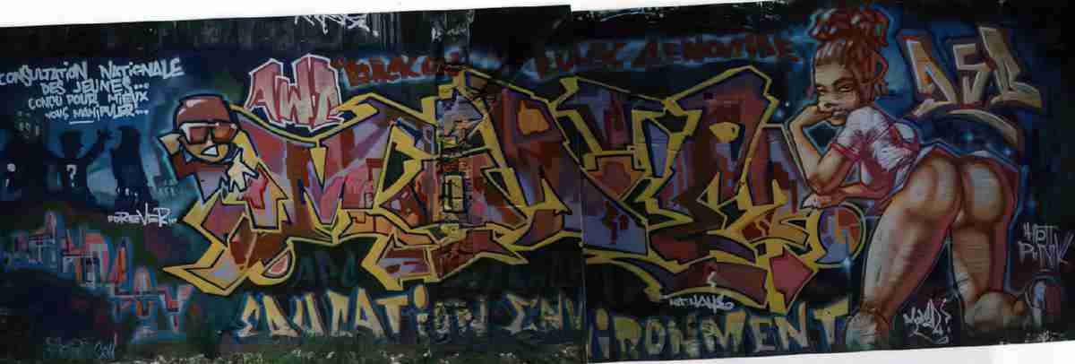 Street Art 2591 2572 GRAFFITI A4 Photo Print