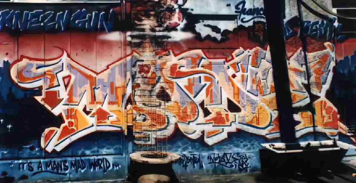 Street Art 2592 2573 GRAFFITI A4 Photo Print