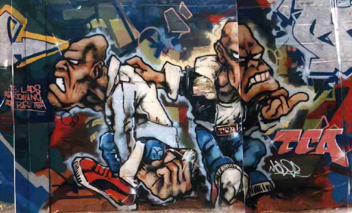 Street Art 2593 2574 GRAFFITI A4 Photo Print
