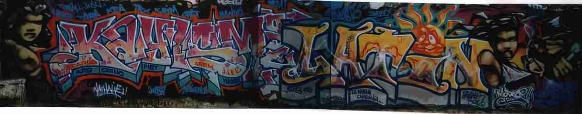 Street Art 2595 2576 GRAFFITI A4 Photo Print
