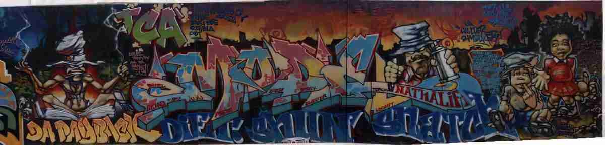Street Art 2596 2577 GRAFFITI A4 Photo Print