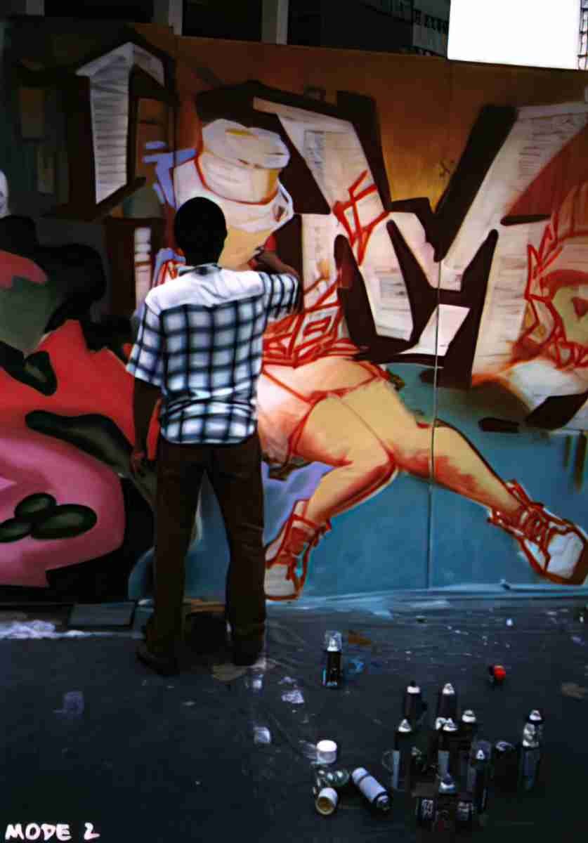 Street Art 2602 2583 GRAFFITI A4 Photo Print