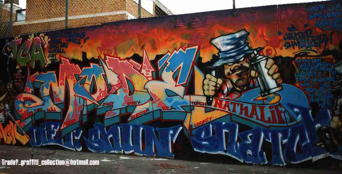 Street Art 2608 2589 GRAFFITI A4 Photo Print