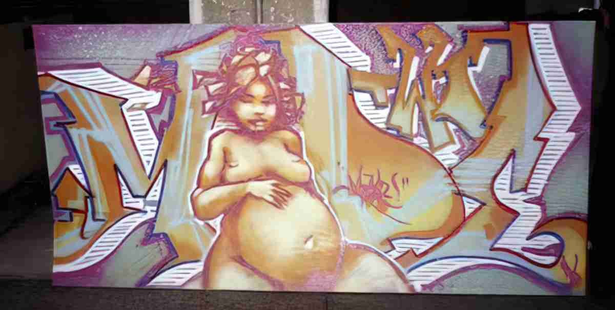 Street Art 2613 2594 GRAFFITI A4 Photo Print
