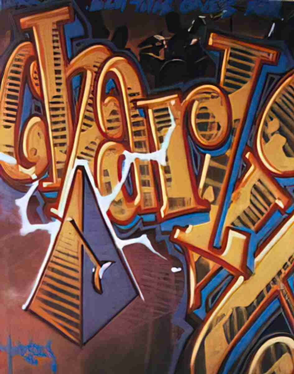 Street Art 2616 2597 GRAFFITI A4 Photo Print
