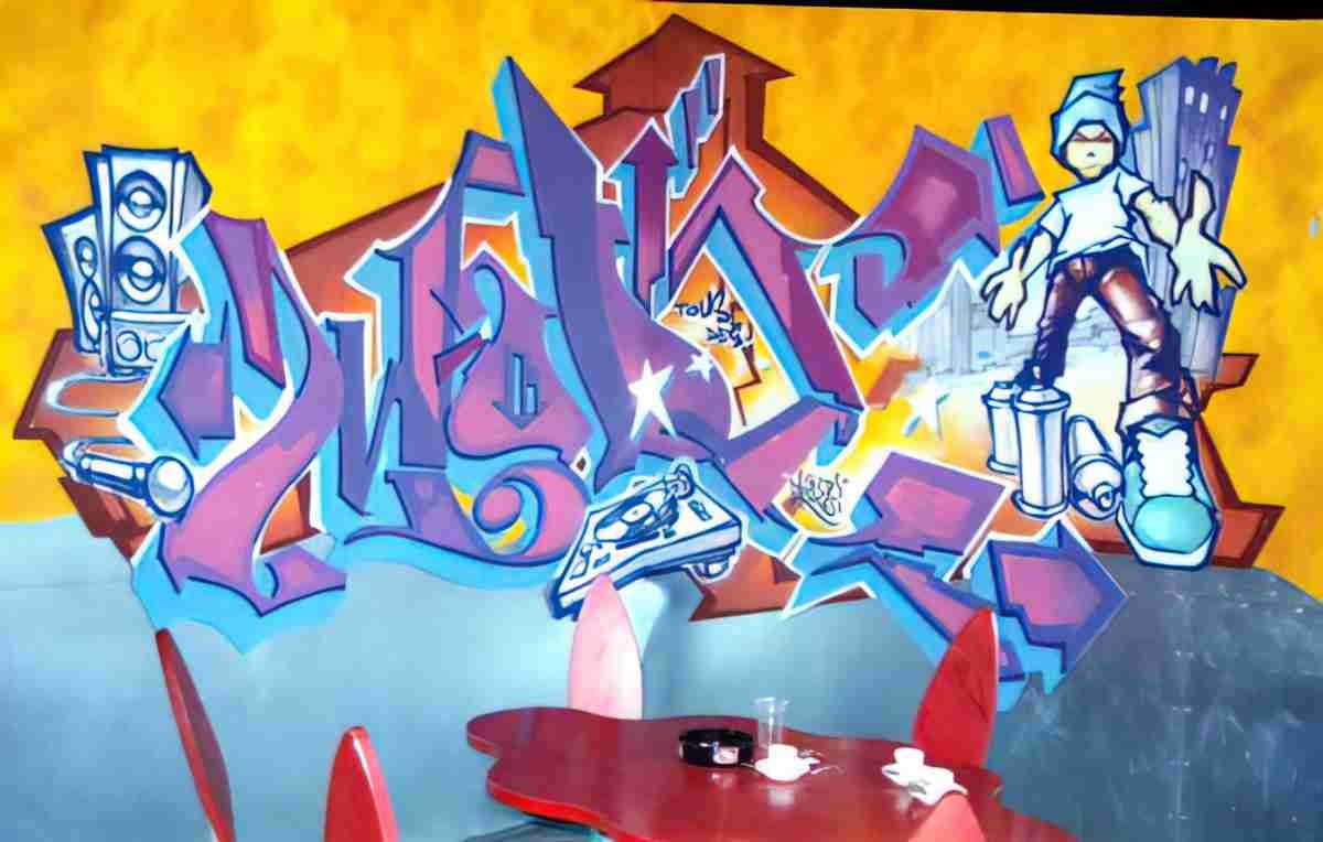 Street Art 2621 2602 GRAFFITI A4 Photo Print