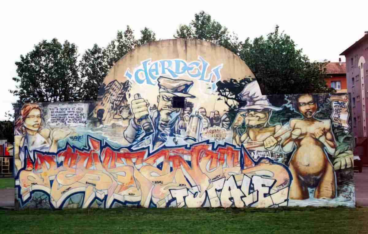 Street Art 2626 2607 GRAFFITI A4 Photo Print