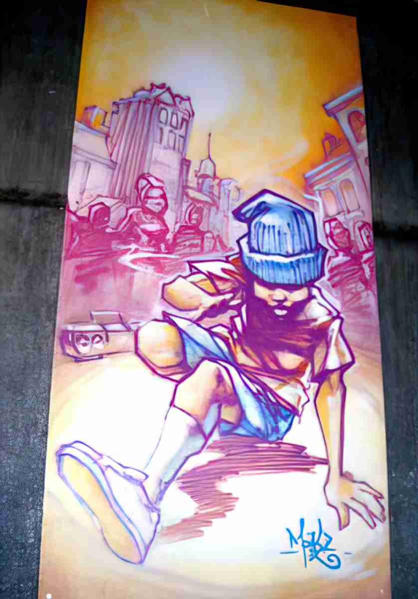 Street Art 2629 2610 GRAFFITI A4 Photo Print