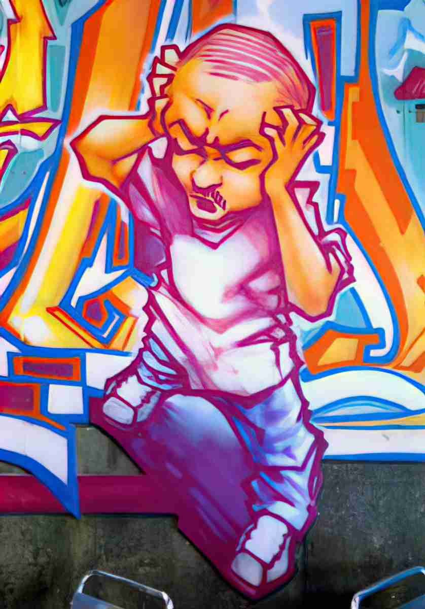 Street Art 2634 2615 GRAFFITI A4 Photo Print