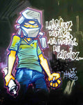 Street Art 2638 2619 GRAFFITI A4 Photo Print