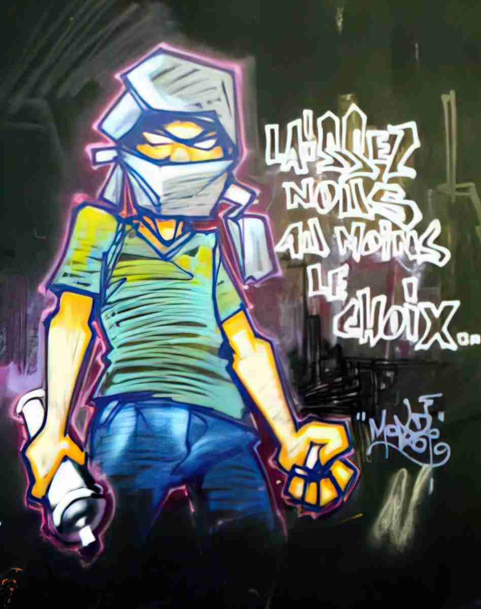 Street Art 2638 2619 GRAFFITI A4 Photo Print