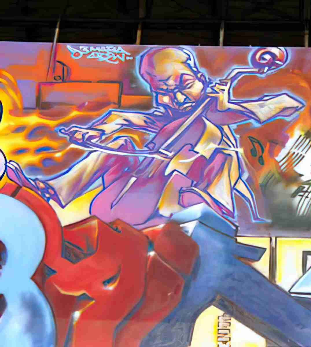 Street Art 2639 2620 GRAFFITI A4 Photo Print