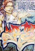 Street Art 2643 2624 GRAFFITI A4 Photo Print