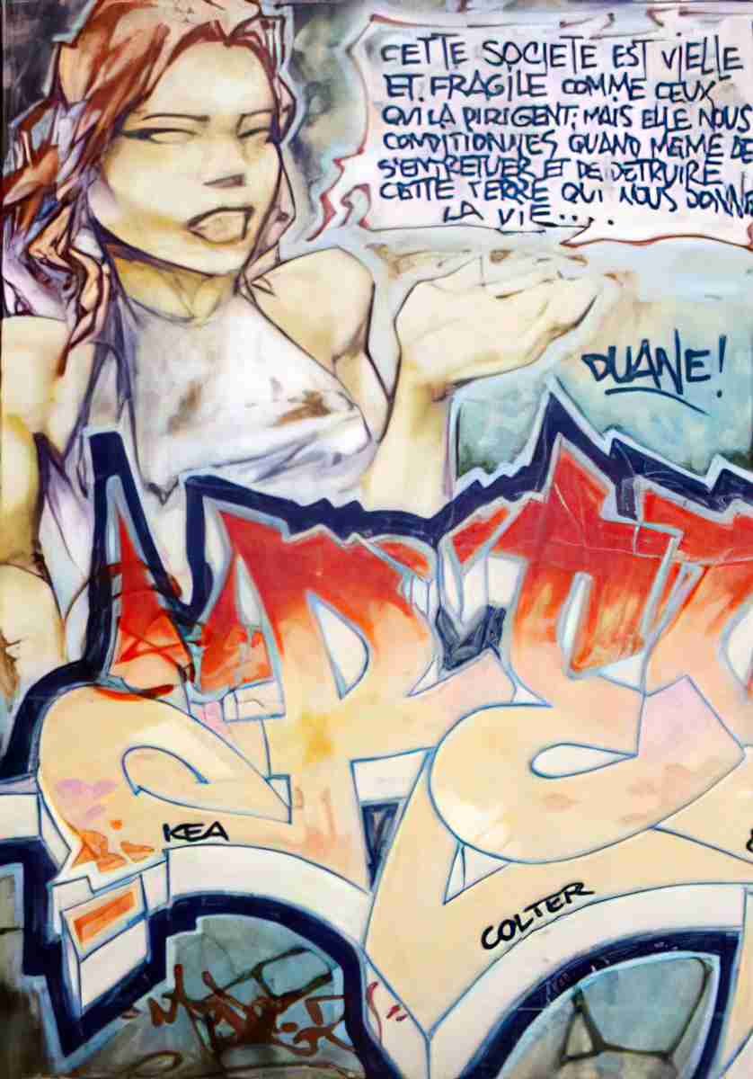 Street Art 2643 2624 GRAFFITI A4 Photo Print