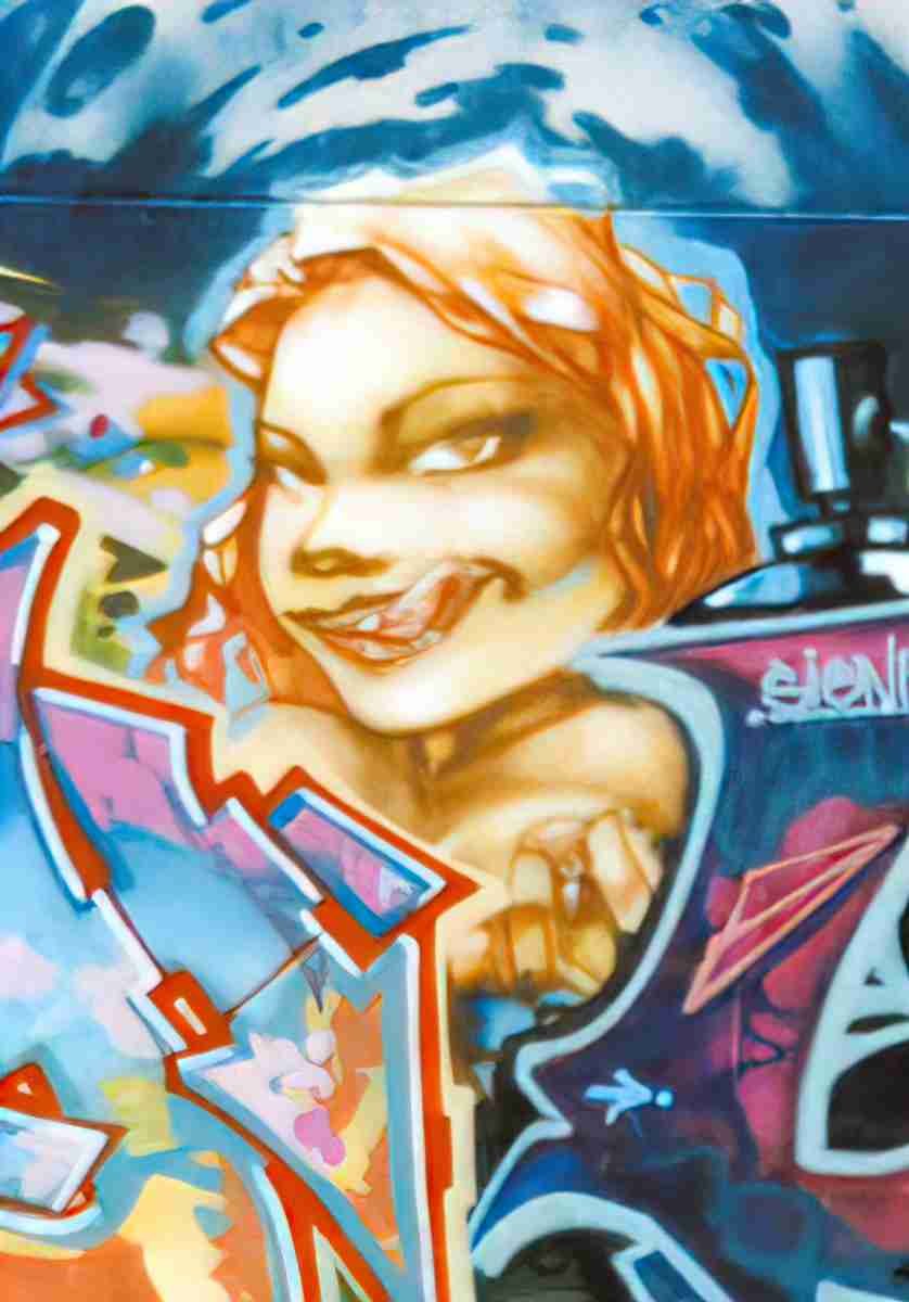 Street Art 2645 2626 GRAFFITI A4 Photo Print