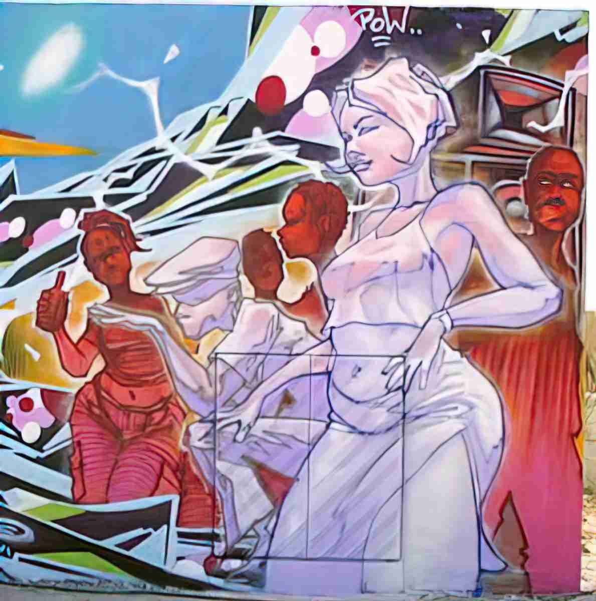 Street Art 2655 2636 GRAFFITI A4 Photo Print