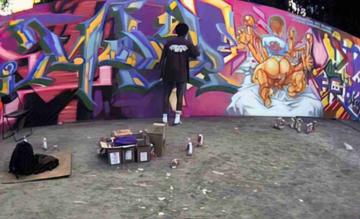 Street Art 2658 2639 GRAFFITI A4 Photo Print