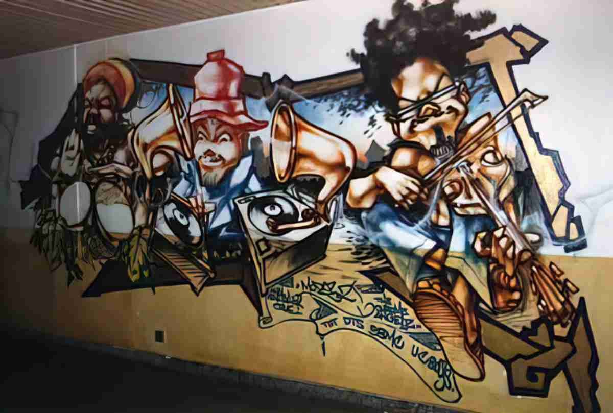 Street Art 2664 2645 GRAFFITI A4 Photo Print