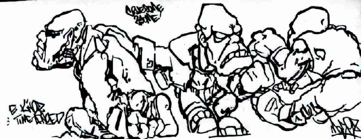 Street Art 2677 2658 GRAFFITI A4 Photo Print