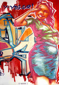 Street Art 2683 2664 GRAFFITI A4 Photo Print