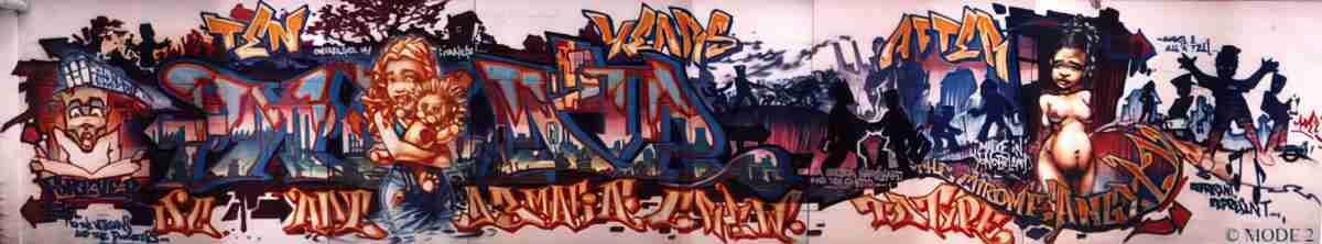 Street Art 2684 2665 GRAFFITI A4 Photo Print