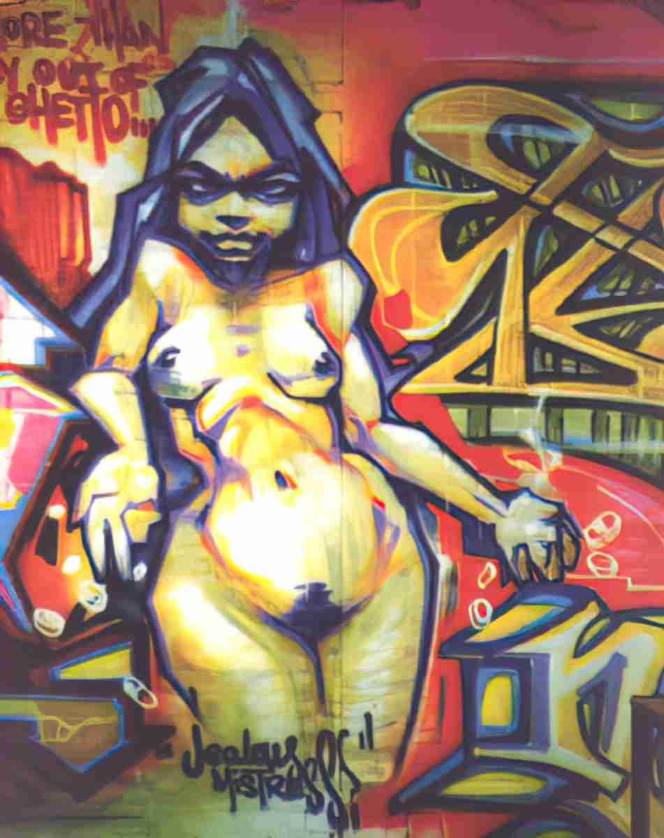 Street Art 2697 2678 GRAFFITI A4 Photo Print
