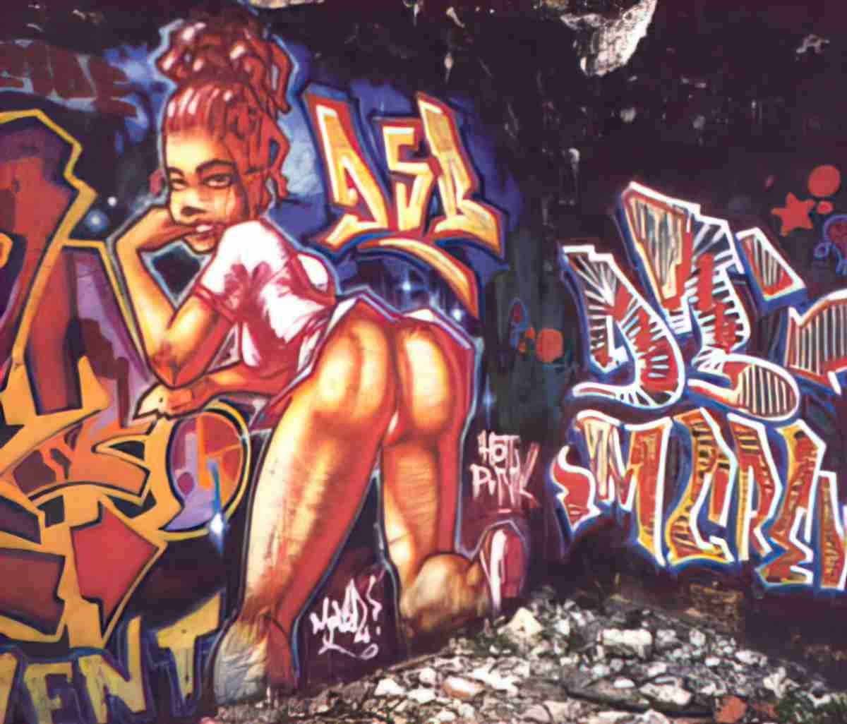 Street Art 2699 2680 GRAFFITI A4 Photo Print