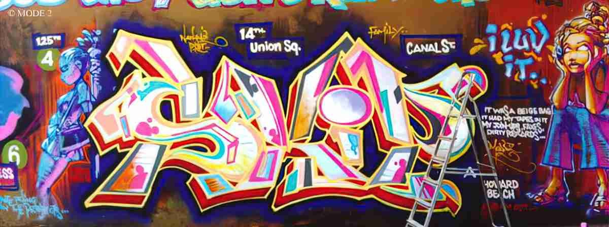 Street Art 2700 2681 GRAFFITI A4 Photo Print