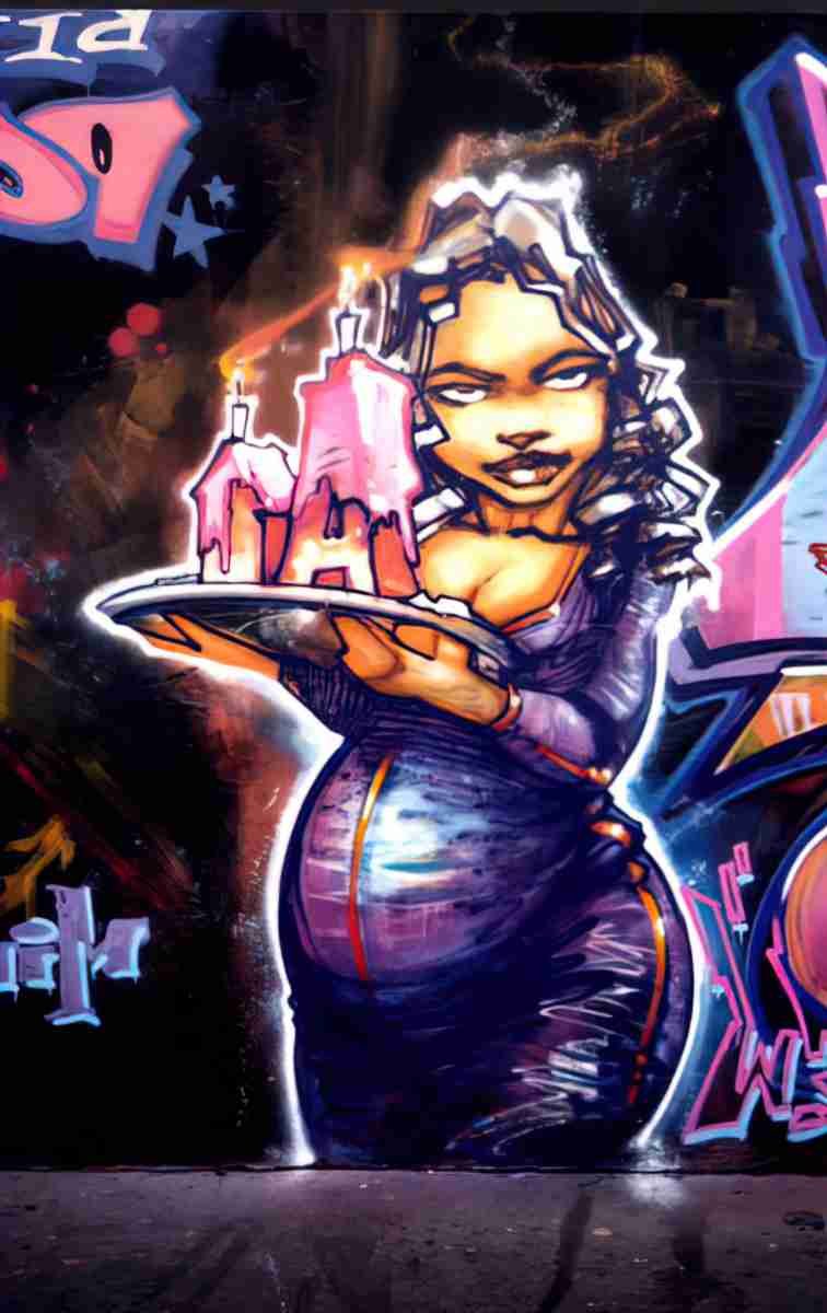Street Art 2702 2683 GRAFFITI A4 Photo Print