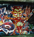 Street Art 2707 2688 GRAFFITI A4 Photo Print