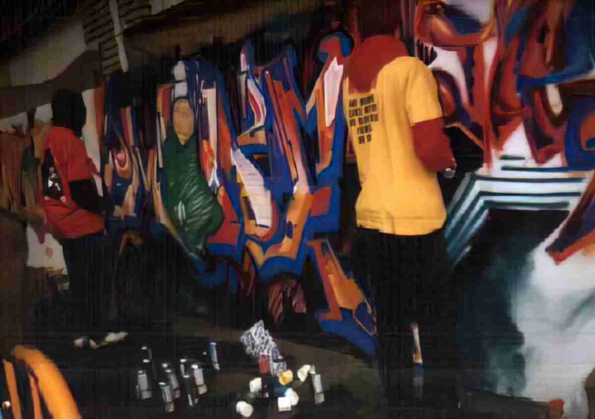 Street Art 2719 2700 GRAFFITI A4 Photo Print