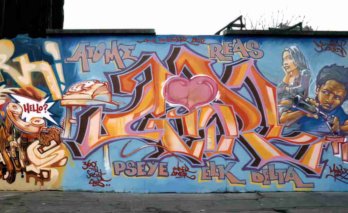 Street Art 2728 2709 GRAFFITI A4 Photo Print