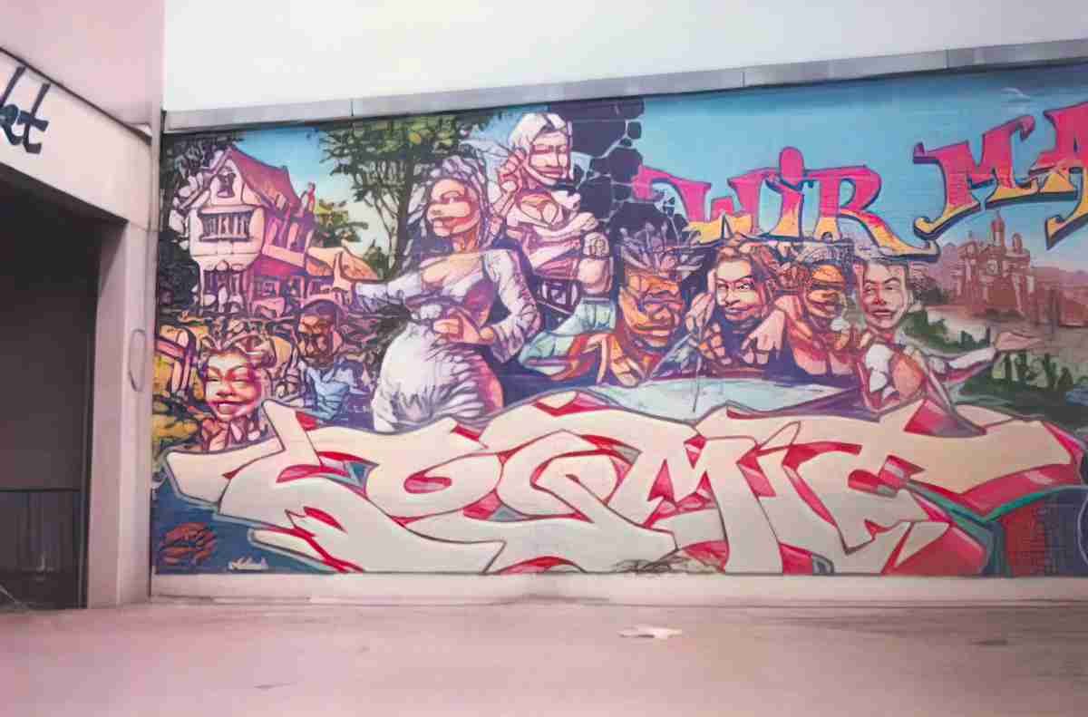 Street Art 2739 2720 GRAFFITI A4 Photo Print