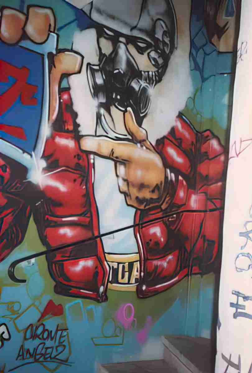 Street Art 2751 2732 GRAFFITI A4 Photo Print