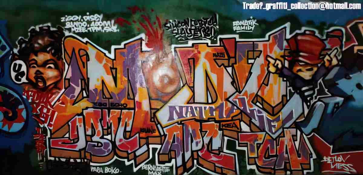 Street Art 2760 2741 GRAFFITI A4 Photo Print