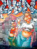 Street Art 2761 2742 GRAFFITI A4 Photo Print