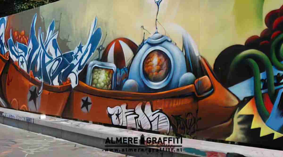 Street Art 2780 2761 GRAFFITI A4 Photo Print