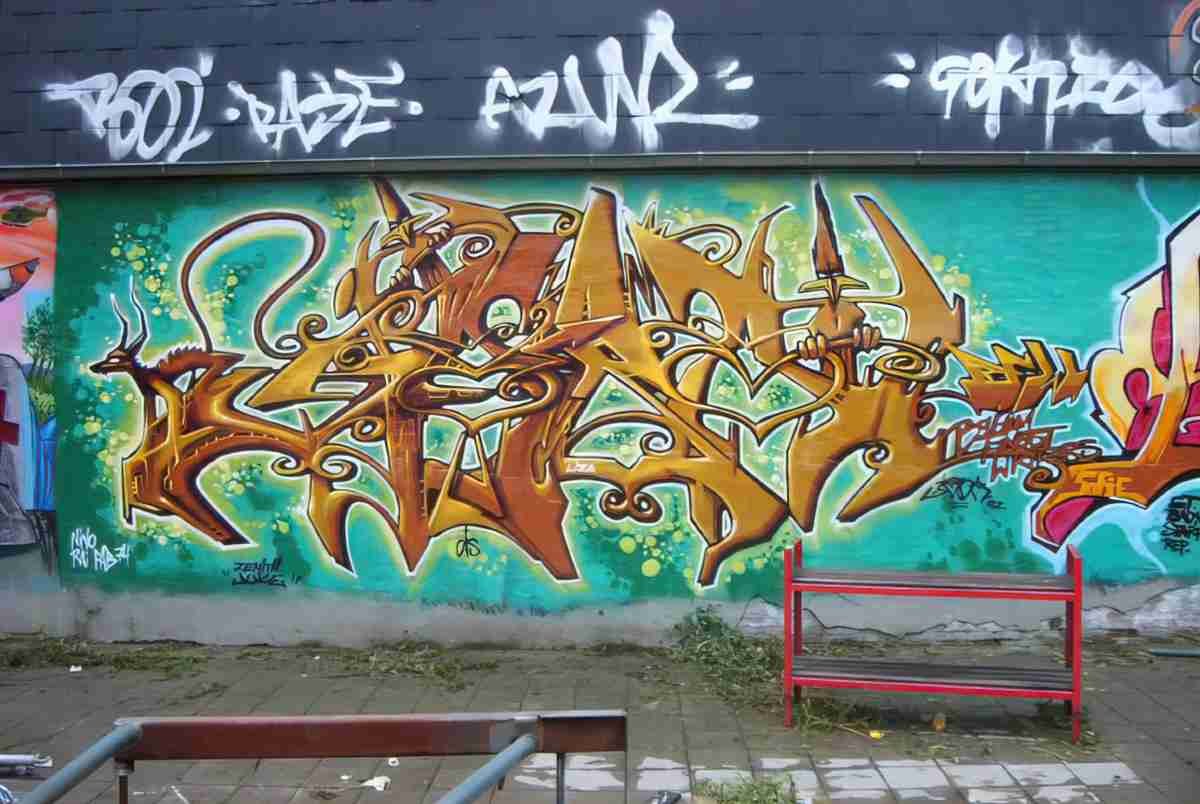 Street Art 2789 2770 GRAFFITI A4 Photo Print