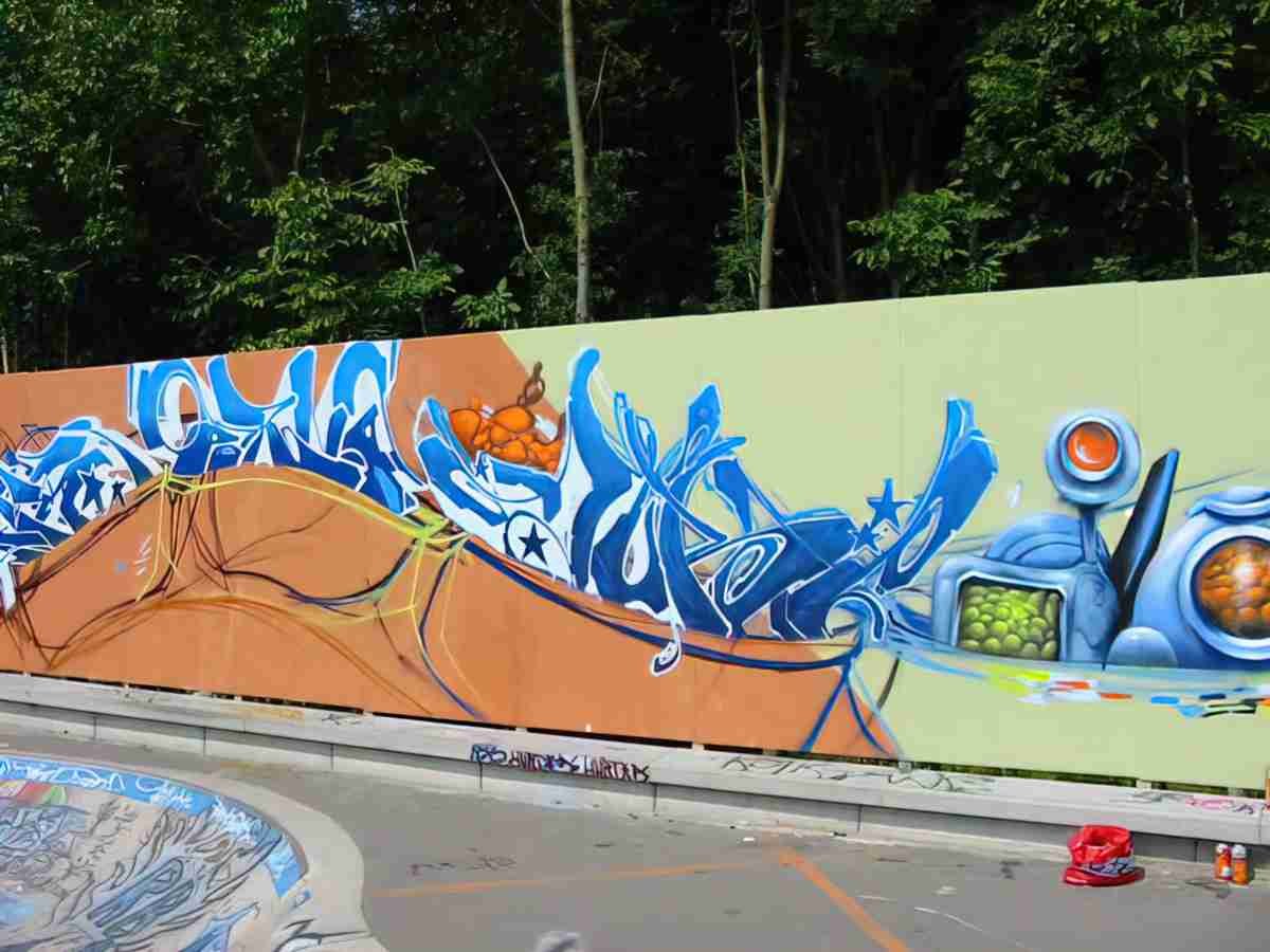 Street Art 2793 2774 GRAFFITI A4 Photo Print
