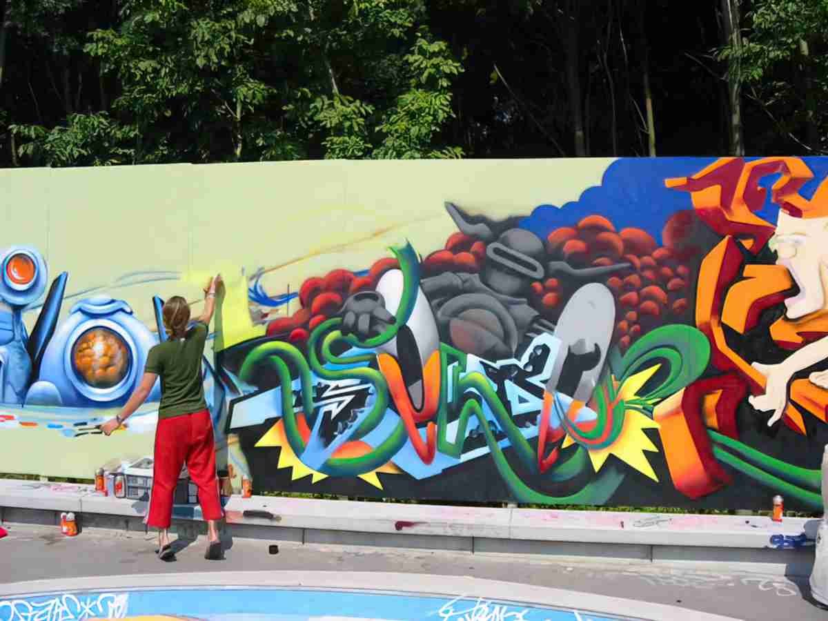 Street Art 2800 2781 GRAFFITI A4 Photo Print