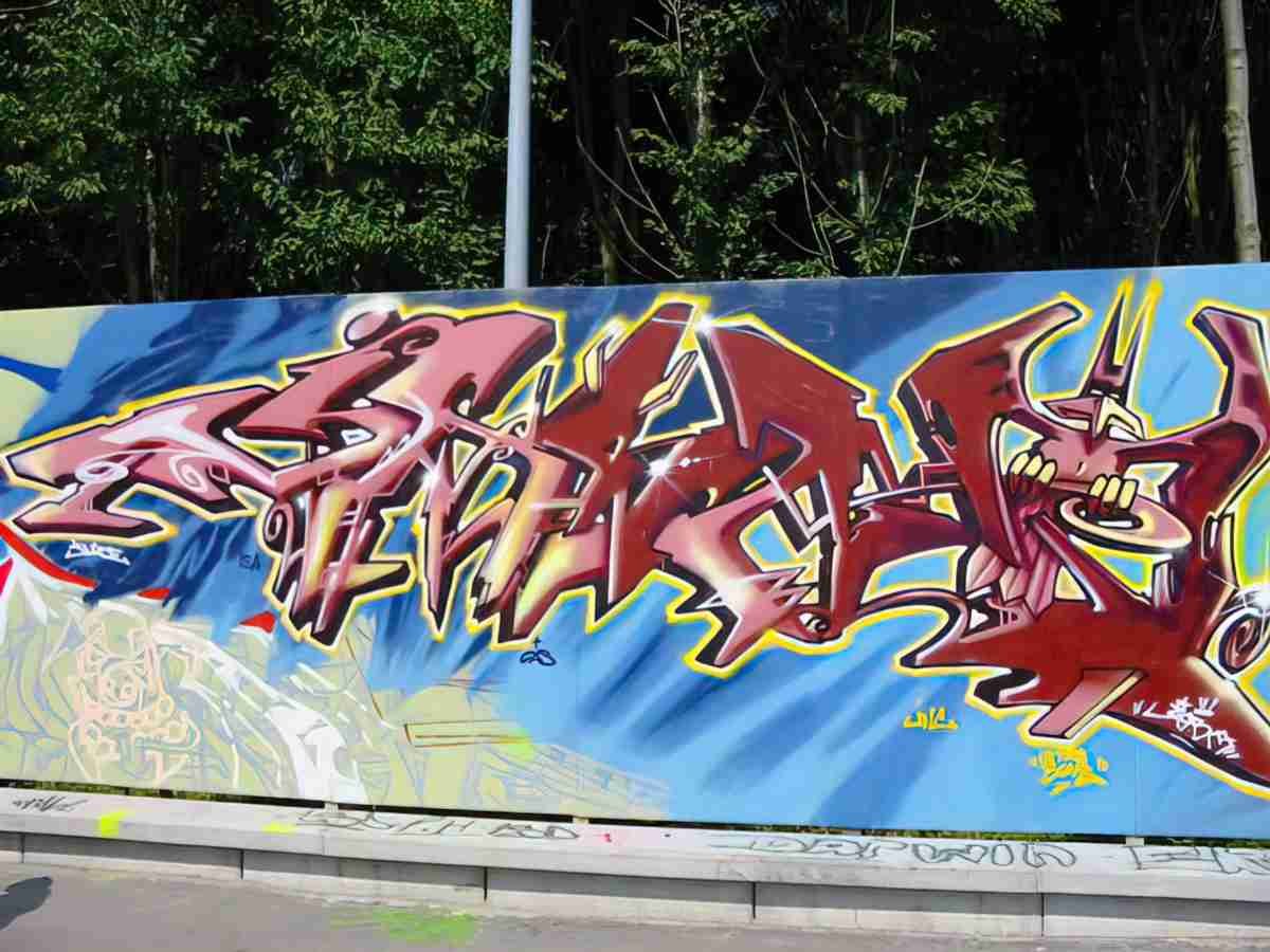Street Art 2802 2783 GRAFFITI A4 Photo Print