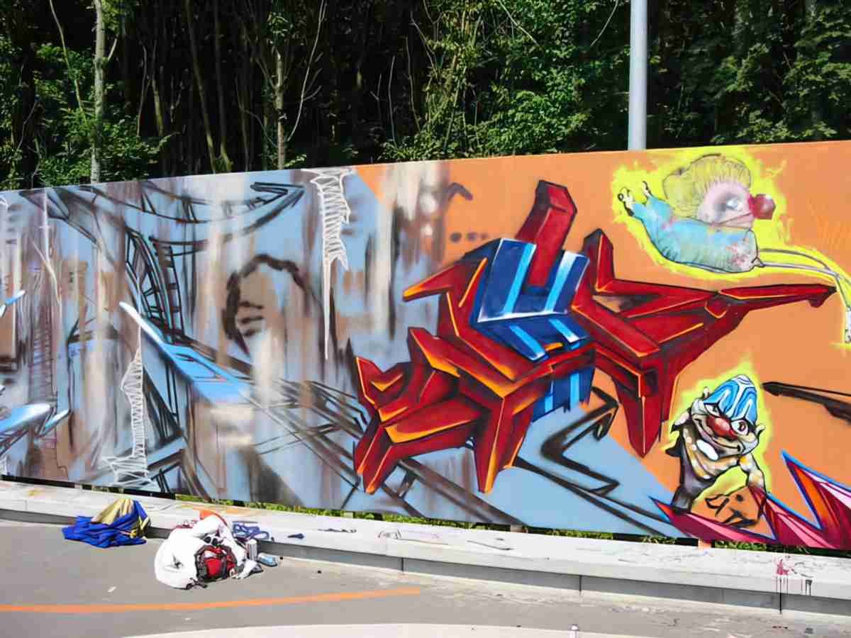 Street Art 2805 2786 GRAFFITI A4 Photo Print