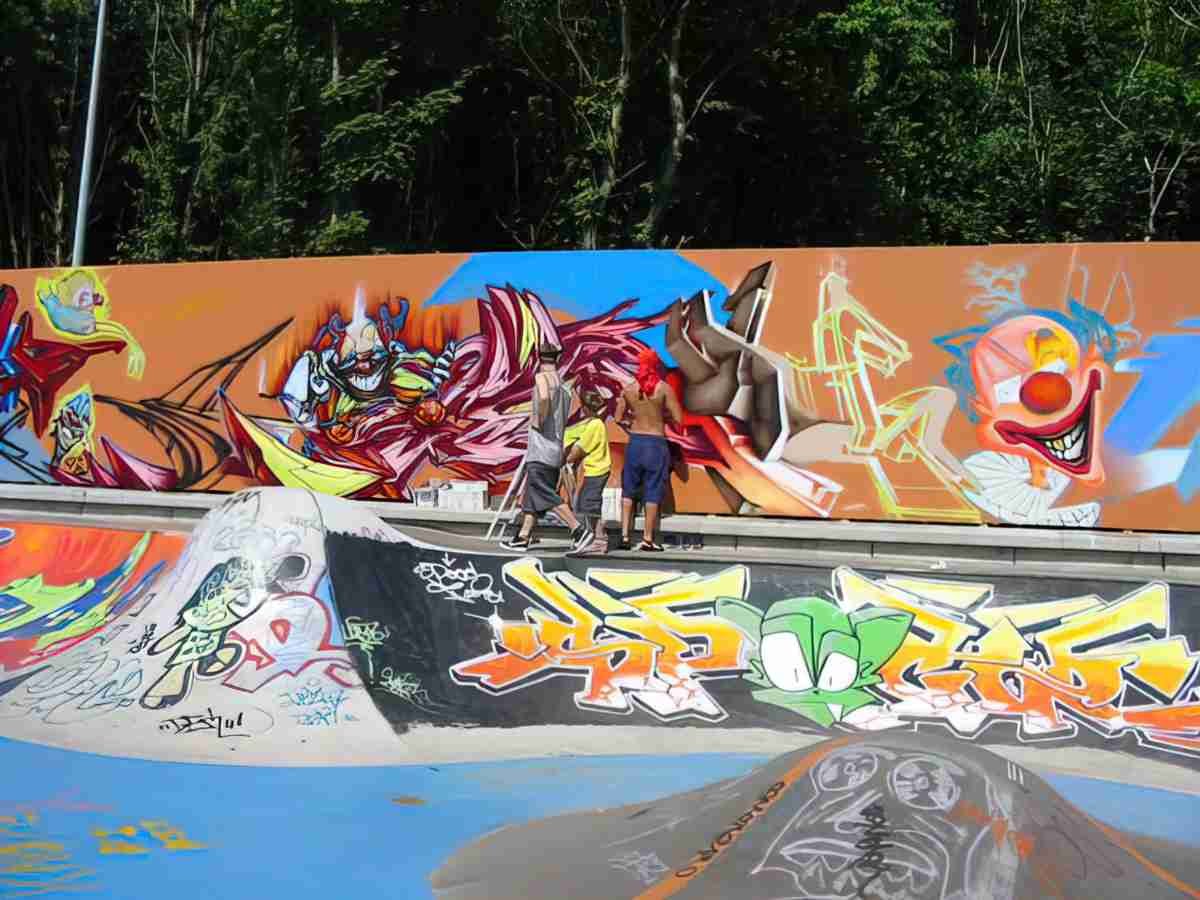 Street Art 2808 2789 GRAFFITI A4 Photo Print