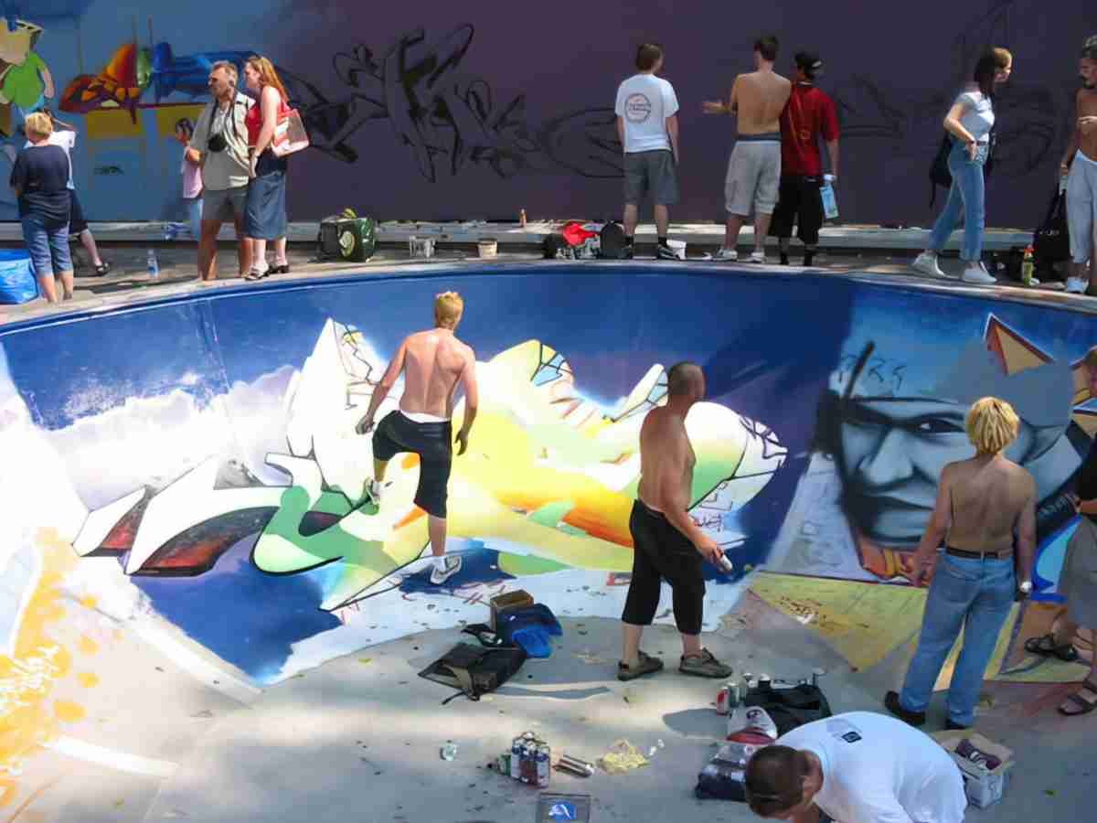 Street Art 2812 2793 GRAFFITI A4 Photo Print